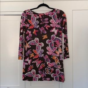 Tory Burch Silk Tunic Blouse Size Small